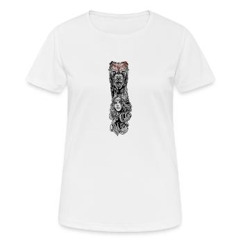 Viking Seer I Walhalla Asgard Motif pour - T-shirt respirant Femme - blanc - Devant - AI Model Female 172 dark (172cm)