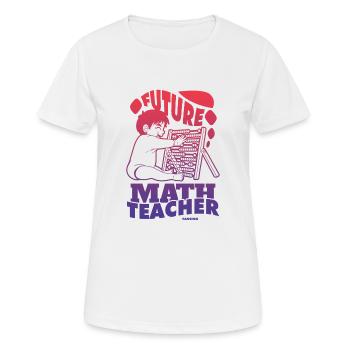 Mathématiques - T-shirt respirant Femme - blanc - Devant - AI Model Female 172 dark (172cm)