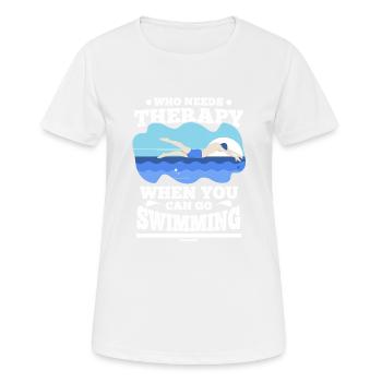 Nager - T-shirt respirant Femme - blanc - Devant - AI Model Female 172 dark (172cm)