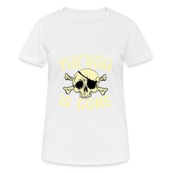 Je suis la raison pour laquelle tout le rhum a disparu - T-shirt respirant Femme - blanc - Devant - AI Model Female 172 dark (172cm)
