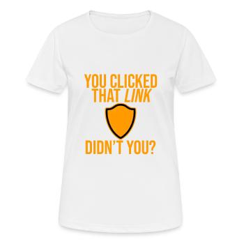 Vous avez cliqué sur ce lien, n’avez-vous pas 4 - T-shirt respirant Femme - blanc - Devant - AI Model Female 172 dark (172cm)