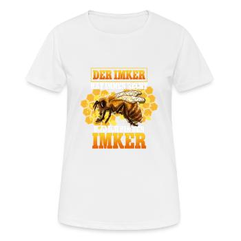 Beekeeper Beekeeper - Women's Breathable T-Shirt - white - Front - AI Model Female 172 dark (172cm)