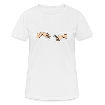 Chess The creation of chess - Women's Breathable T-Shirt - white - Front - AI Model Female 172 dark (172cm)