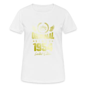 1954 limited edition - Women's Breathable T-Shirt - white - Front - AI Model Female 172 dark (172cm)