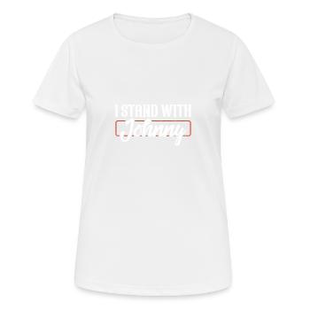 Stand for Johnny - Women's Breathable T-Shirt - white - Front - AI Model Female 172 dark (172cm)