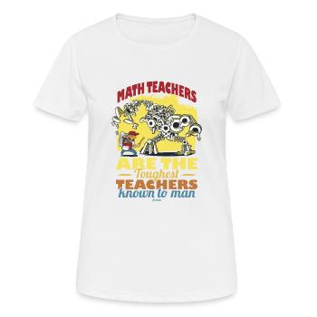 Mathematik - Frauen T-Shirt atmungsaktiv - Weiß - Vorne - AI Model Female 172 dark (172cm)