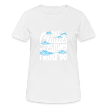 Cloud Watcher Meteorology Meteorologist Cloud - Women's Breathable T-Shirt - white - Front - AI Model Female 172 dark (172cm)