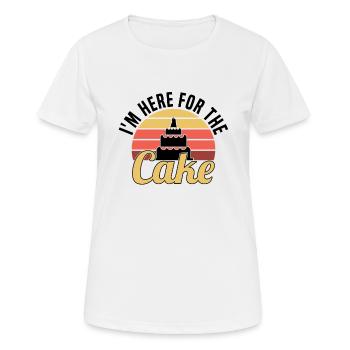 Wedding Wedding Party Wedding Cake - Women's Breathable T-Shirt - white - Front - AI Model Female 172 dark (172cm)