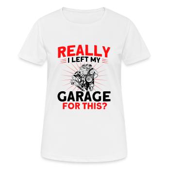 Mécanicien automobile Cadeau mécanicien automobile - T-shirt respirant Femme - blanc - Devant - AI Model Female 172 dark (172cm)