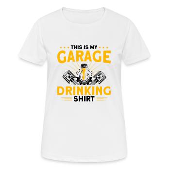 Mécanicien automobile Cadeau mécanicien automobile - T-shirt respirant Femme - blanc - Devant - AI Model Female 172 dark (172cm)