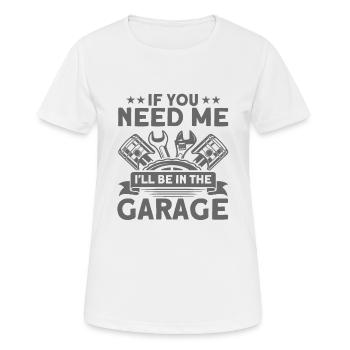 Mécanicien automobile Cadeau mécanicien automobile - T-shirt respirant Femme - blanc - Devant - AI Model Female 172 dark (172cm)