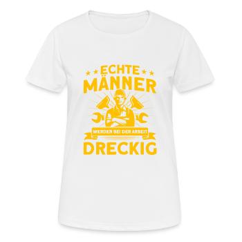 Sanitär Klempner Anlagenmechaniker Geschenk - Frauen T-Shirt atmungsaktiv - Weiß - Vorne - AI Model Female 172 dark (172cm)