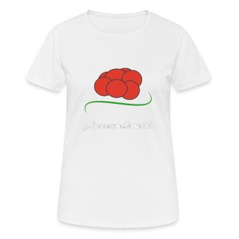 Schwarzwälder Bollenhut Schwarzwaldmädel - Frauen T-Shirt atmungsaktiv - Weiß - Vorne - AI Model Female 172 dark (172cm)