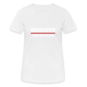 Reiseleiter Tourismus Tour-Guide Geschenk Reise - Frauen T-Shirt atmungsaktiv - Weiß - Vorne - AI Model Female 172 dark (172cm)