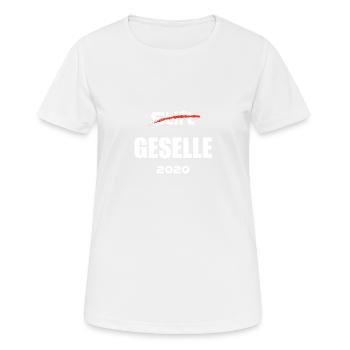 Journeyman's Journeyman's Examination Training Funny - Women's Breathable T-Shirt - white - Front - AI Model Female 172 dark (172cm)