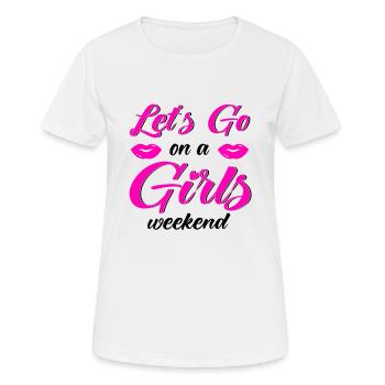 Trauzeugin Mädelsabend Party Damen Geschenk - Frauen T-Shirt atmungsaktiv - Weiß - Vorne - AI Model Female 172 dark (172cm)