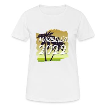 Marbella 2022 - Women's Breathable T-Shirt - white - Front - AI Model Female 172 dark (172cm)