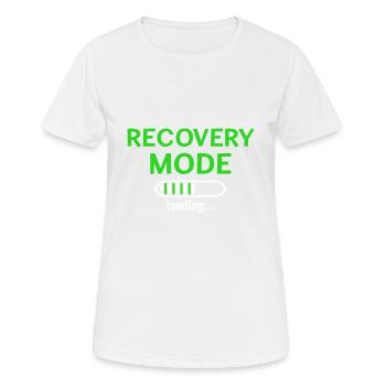 Mode de récupération amusant sur Get Well - T-shirt respirant Femme - blanc - Devant - AI Model Female 172 dark (172cm)