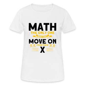 Math Mathematics Science Math Gift - Women's Breathable T-Shirt - white - Front - AI Model Female 172 dark (172cm)