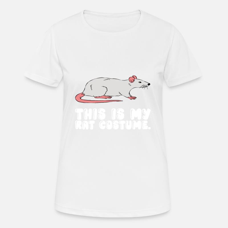 This Is My Rat Costume - Women's Breathable T-Shirt - white