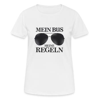 Busfahrer Geschenke Busfahrerin Bus fahren - Frauen T-Shirt atmungsaktiv - Weiß - Vorne - AI Model Female 172 dark (172cm)