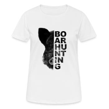 Hunter Huntress Hunting Hunting Hunting Hunting Hunter Hunt - Women's Breathable T-Shirt - white - Front - AI Model Female 172 dark (172cm)