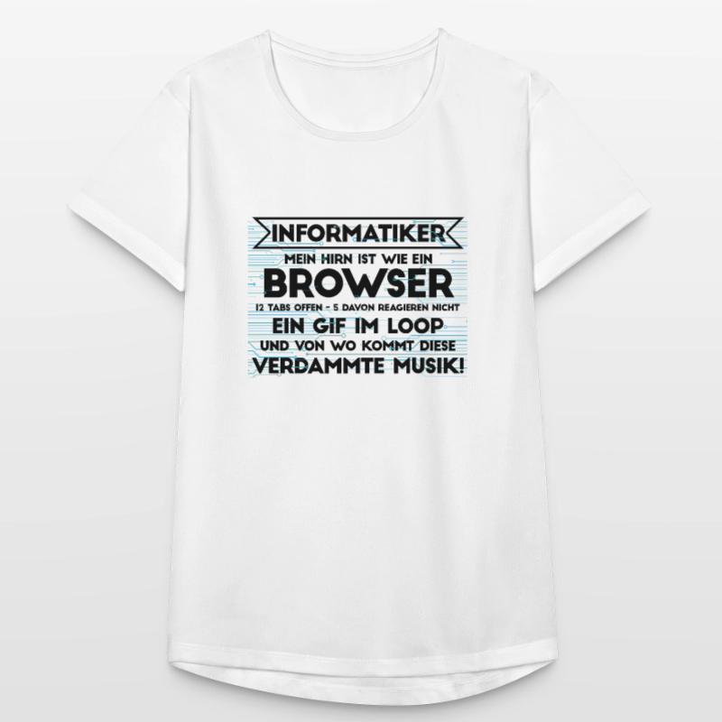 Informatiker Informatik Programmierer Nerd Geek Frauen T-Shirt atmungsaktiv