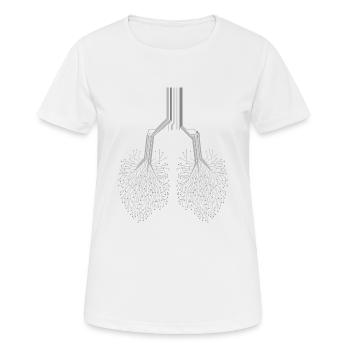 Informatiker Informatik Programmierer Nerd Geek - Frauen T-Shirt atmungsaktiv - Weiß - Vorne - AI Model Female 172 dark (172cm)