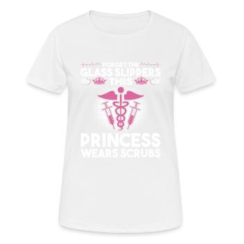 Lustige Krankenschwester Vergessen Sie Die - Frauen T-Shirt atmungsaktiv - Weiß - Vorne - AI Model Female 172 dark (172cm)