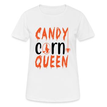 candy corn - Women's Breathable T-Shirt - white - Front - AI Model Female 172 dark (172cm)