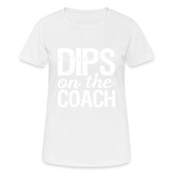 Dips On The Trainer Funny Wife Of The Trainer - Women's Breathable T-Shirt - white - Front - AI Model Female 172 dark (172cm)