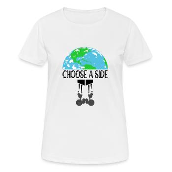 Naturschutz Klima Naturschützer Meer - Frauen T-Shirt atmungsaktiv - Weiß - Vorne - AI Model Female 172 dark (172cm)