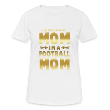 football mom mama - Women's Breathable T-Shirt - white - Front - AI Model Female 172 dark (172cm)