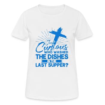 Jesus Bible Christian Religious Church Gift - Women's Breathable T-Shirt - white - Front - AI Model Female 172 dark (172cm)
