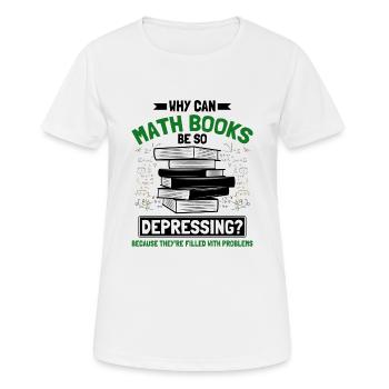 Math Mathematics Science Math Gift - Women's Breathable T-Shirt - white - Front - AI Model Female 172 dark (172cm)