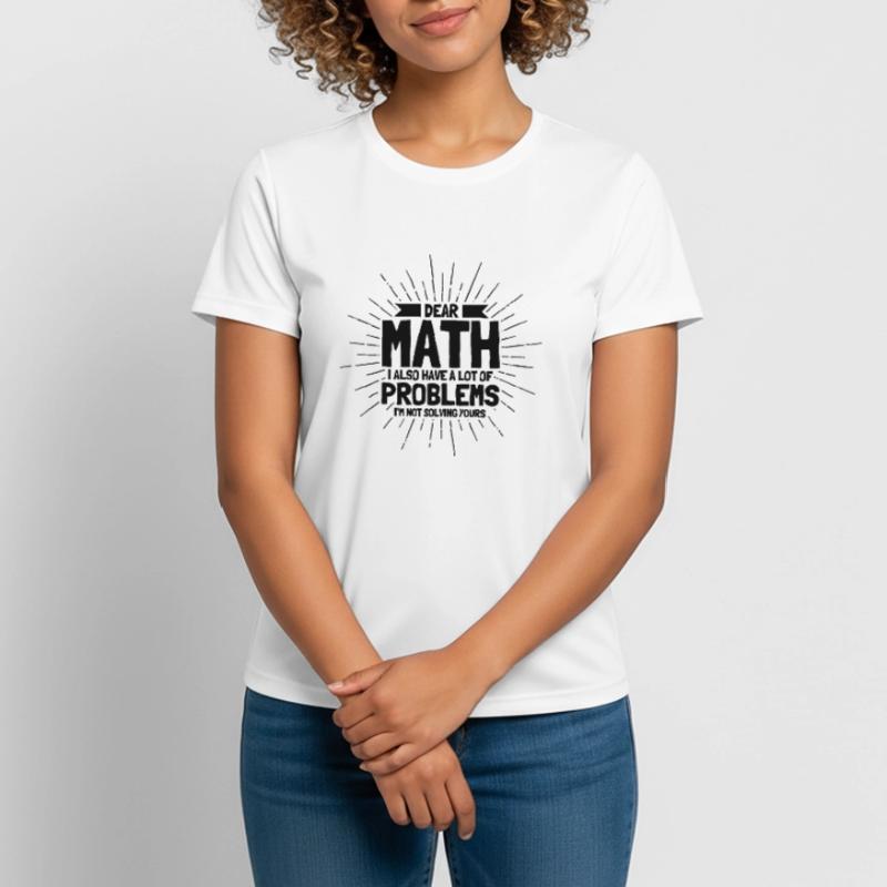 Math Mathématiques Sciences Math Cadeau T-shirt respirant Femme
