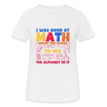 Math Mathematics Science Math Gift - Women's Breathable T-Shirt - white - Front - AI Model Female 172 dark (172cm)