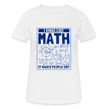Math Mathematics Science Math Gift - Women's Breathable T-Shirt - white - Front - AI Model Female 172 dark (172cm)