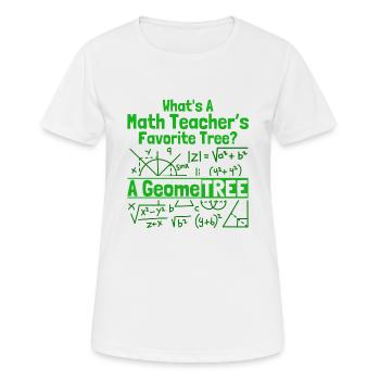 Math Mathematics Science Math Gift - Women's Breathable T-Shirt - white - Front - AI Model Female 172 dark (172cm)