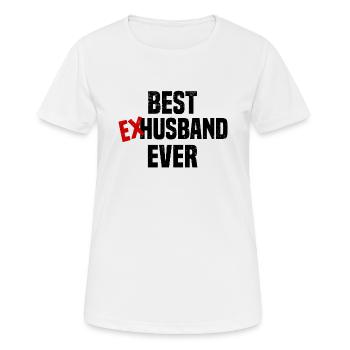 Divorce Séparation Mariage Ex Partie au divorce - T-shirt respirant Femme - blanc - Devant - AI Model Female 172 dark (172cm)