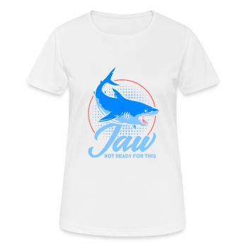 Shark Shark Lover Shark Gift - Women's Breathable T-Shirt - white - Front - AI Model Female 172 dark (172cm)
