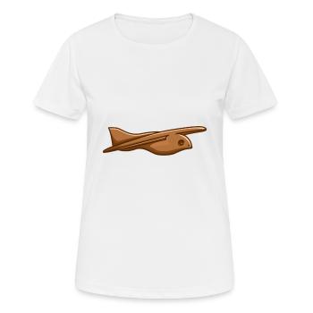 Ancient Astronaut Theorie Vogel von Sakkara - Frauen T-Shirt atmungsaktiv - Weiß - Vorne - AI Model Female 172 dark (172cm)