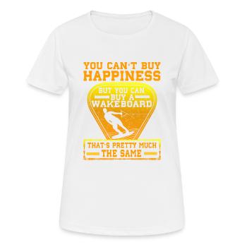 You can't buy luck, but you can buy a - Women's Breathable T-Shirt - white - Front - AI Model Female 172 dark (172cm)