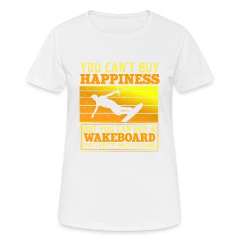 You can't buy luck, but you can buy a - Women's Breathable T-Shirt - white - Front - AI Model Female 172 dark (172cm)