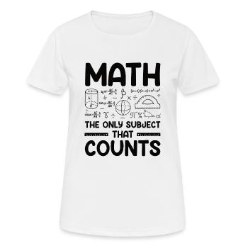Mathelehrer Mathematische Formel Geometrie Lehrer - Frauen T-Shirt atmungsaktiv - Weiß - Vorne - AI Model Female 172 dark (172cm)