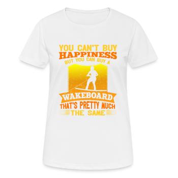 You can't buy luck, but you can buy a - Women's Breathable T-Shirt - white - Front - AI Model Female 172 dark (172cm)