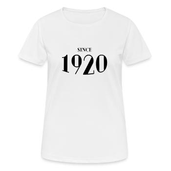 Lustiger Geburtstag seit 1920 - Frauen T-Shirt atmungsaktiv - Weiß - Vorne - AI Model Female 172 dark (172cm)