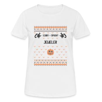 Scary and Spooky Jeweler - Women's Breathable T-Shirt - white - Front - AI Model Female 172 dark (172cm)