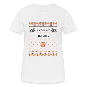 Gouvernant effrayant et effrayant - T-shirt respirant Femme - blanc - Devant - AI Model Female 172 dark (172cm)