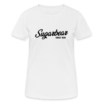 Lustiger Zuckerbär seit 1920 - Frauen T-Shirt atmungsaktiv - Weiß - Vorne - AI Model Female 172 dark (172cm)